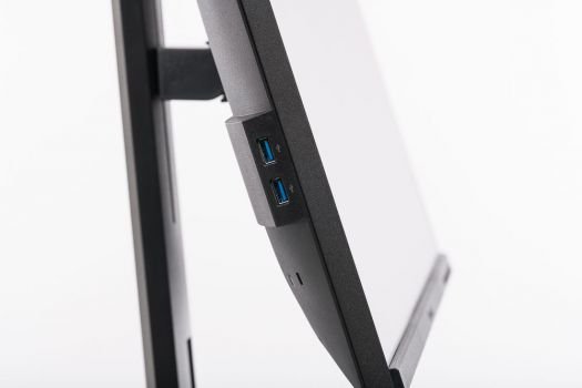 Von vorn gut zugängliche USB-Anschüsse