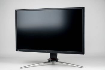 Monitor mit seitlicher Drehung nach links