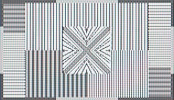 Testgrafik Auflösung 1280 x 720, „Superscharf“