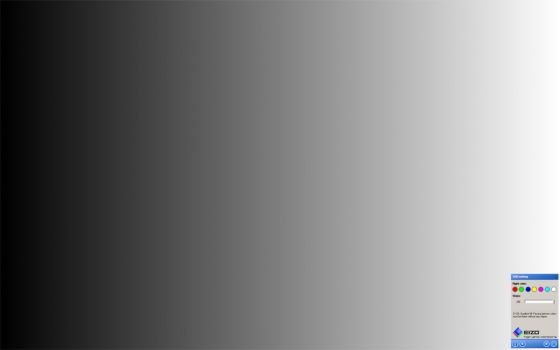 Testbild, um Grauverläufe zu überprüfen