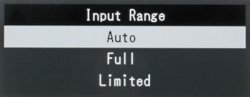 OSD Input-Range