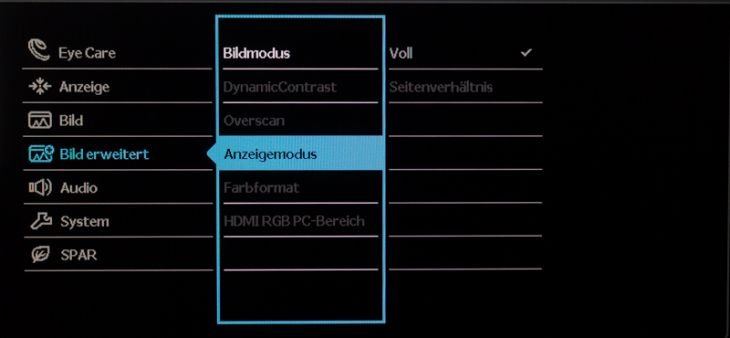 Keine Auswahl der seitengerechten Vergrößerung möglich