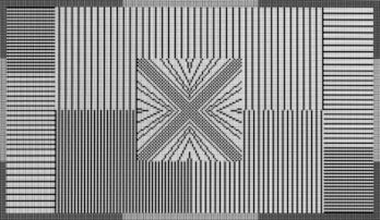 Testgrafik 1280 x 720, Vollbild