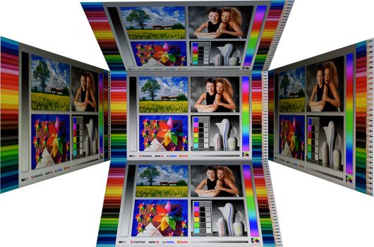 Horizontale und vertikale Blickwinkel vom Panel des Philips 329P9H