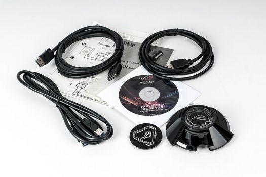 Bereits alles drin! Zubehörumfang des ASUS ROG Strix XG32VQR