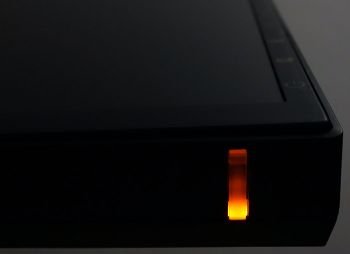 Im Ruhemodus ändert sich die Farbe auf Orange
