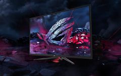 ASUS XG43VQ: 32:10-Monitor mit 120 Hz und FreeSync 2 HDR ASUS ROG Strix XG438Q (Bild: ASUS)