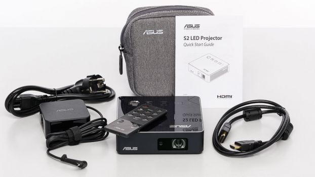 Lieferumfang des ASUS ZenBeam S2