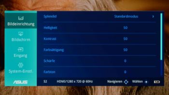 OSD: Bildeinrichtung