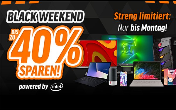 Black Weekend (Bild: Notebooksbilliger.de)