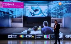 Motorola: Android-9-Fernseher mit bis zu 4K und 65 Zoll Motorola Launch-Event (Bild: Motorola)