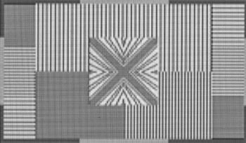 Testgrafik bei 1280 x 720 geschärft