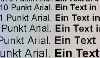 Textwiedergabe 1280 x 720, Vollbild