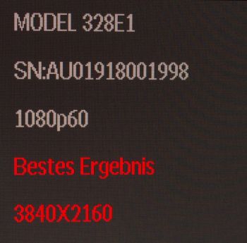 und 60 Hz, aber keine 24 Hz möglich