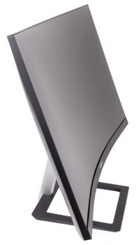 Seitliche Betrachtung des Curved-Monitors