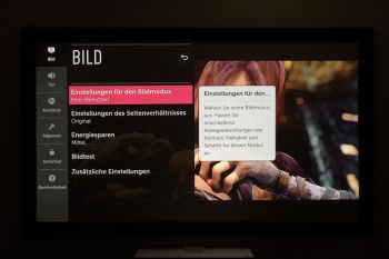 OSD: Umfangreiche Bildeinstellmöglichkeiten