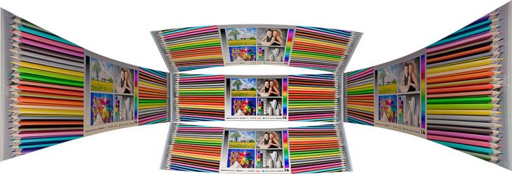Horizontale und vertikale Blickwinkel des Panels vom Philips 439P9H