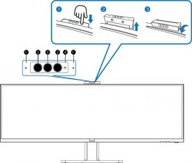 HD-Webcam: Einfach antippen, schon klappt sie aus (Handbuch Philips)
