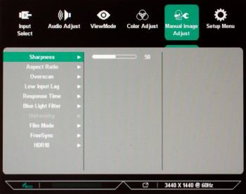 OSD: "Manual Image Adjust"