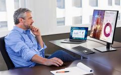 CES 2020: Dell U2720Q mit 4K IPS-Panel und DCI-P3-Farbraum Dell UltraSharp U2720Q (Bild: Dell)