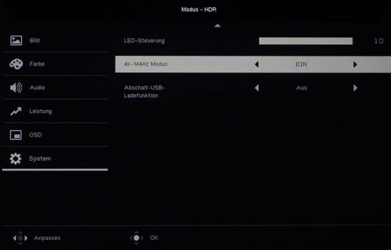Für 4K bei 144 Hz muss einiges vorbereitet werden