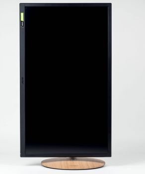 Monitor in Pivotstellung von vorne