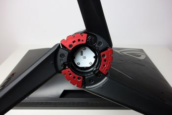Standfußunterseite mit integrierter LED-Beleuchtung