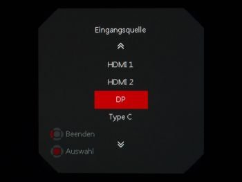 OSD-Schnellauswahl „Eingangsquelle“