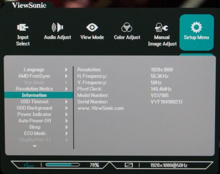 50 und 60 Hz konnten wiedergegeben werden