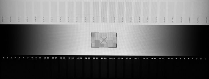 Graustufen und -verlauf des ViewSonic XG2705