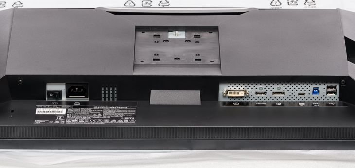 Anschlüsse des Eizo CS2731