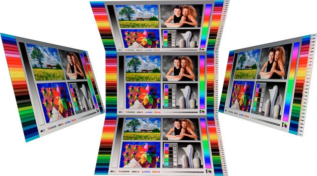 Horizontale und vertikale Blickwinkel vom OLED-Panel des Eizo Foris Nova