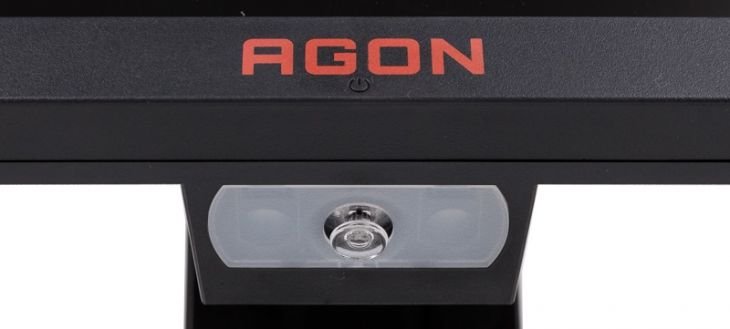 Joystick unter dem Frontrahmen des AOC AG273QX