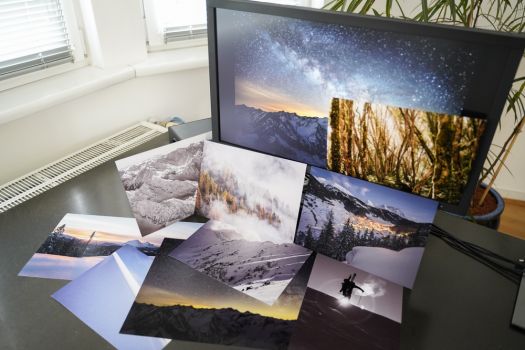 Farbdrucke im Vergleich zum Monitorbild