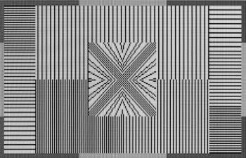 Testgrafik 1280 x 720, Vollbild