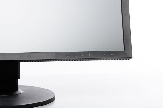 Moderne und zuverlässige Touchtasten am unteren Displaygehäuserahmen