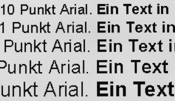 Textwiedergabe 1280 x 720, Vollbild