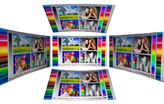 Horizontale und vertikale Blickwinkel vom VA-Panel des ViewSonic XG270QC