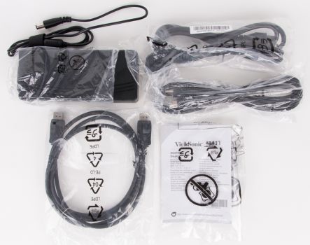 Lieferumfang des ViewSonic XG270QC