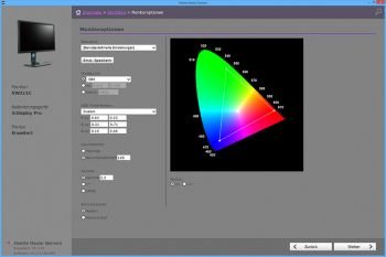 Palette Master Element: Farbraum-Emulation