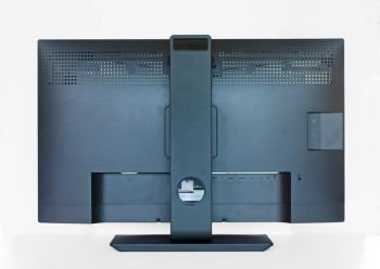 Display in der niedrigsten Stellung von hinten