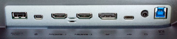 Die Signaleingänge des BenQ SW321C