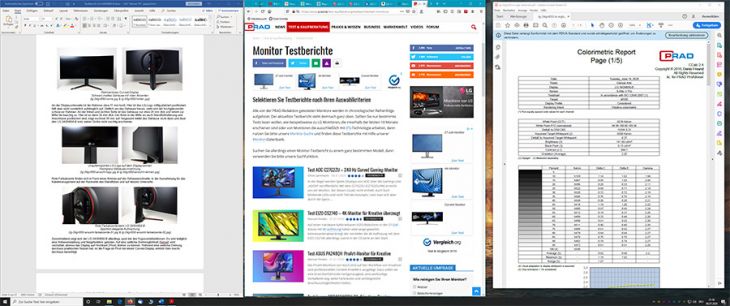 Beispiel für Screen Split