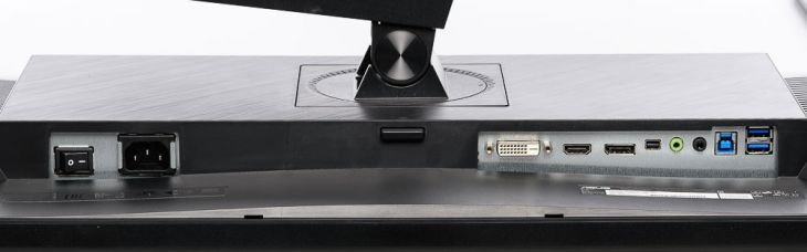 Anschlüsse des Asus PA278QV Monitors