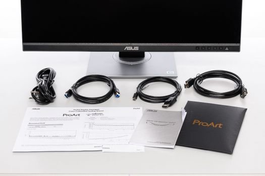 Lieferumfang des Asus PA278QV Monitors