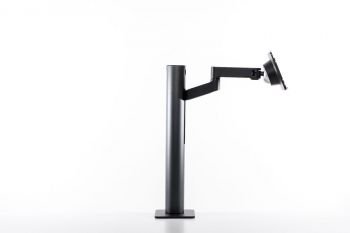 Monitor-Standbein pur zur Seite gedreht