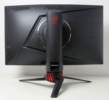 Futuristische Rückseite des Monitors