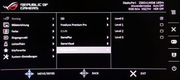 OSD Shadow Boost: Optimierung der Schwarzstufendarstellung