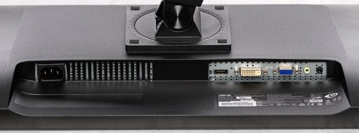 Anschlüsse des Asus VA24EHL