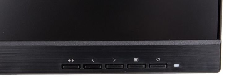 Mechanische Tasten auf dem Frontrahmen des AOC Q27P2Q